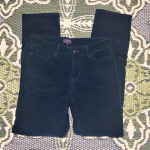 Women's NYDJ Stretch Skinny Mid-Rise Corduroy Pants Sz 8 Lift Tuck EUC